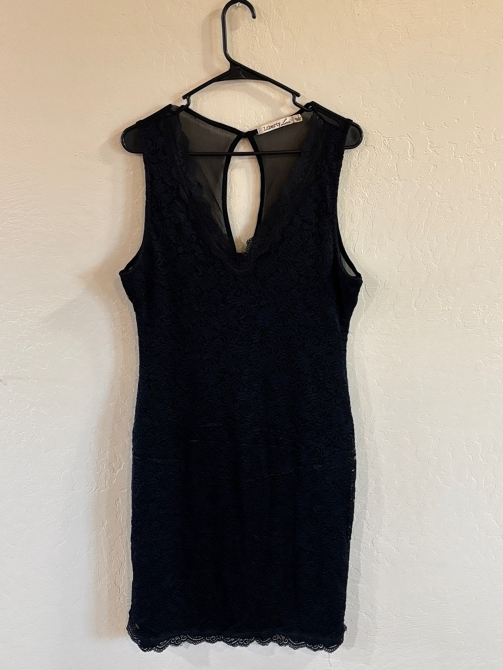 Liberty Love Black Lace Mini Dress